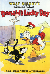 O Dia de Sorte de Donald - Poster / Capa / Cartaz - Oficial 1