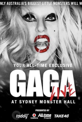 Poster 1 de TV Lady Gaga Live at Sydney Monster Hall (2011)
