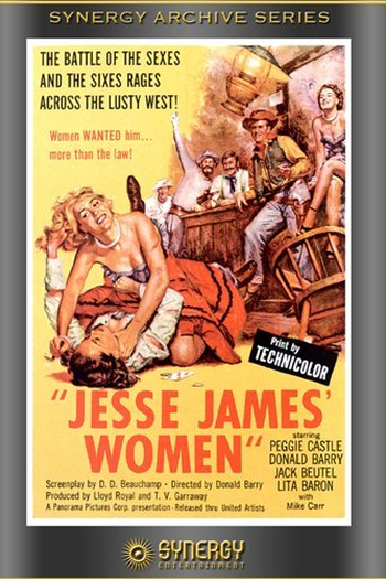 Poster de Filme As Mulheres de Jesse James (1954)