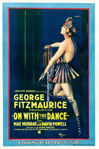 Poster de Filme On with the Dance (1920)