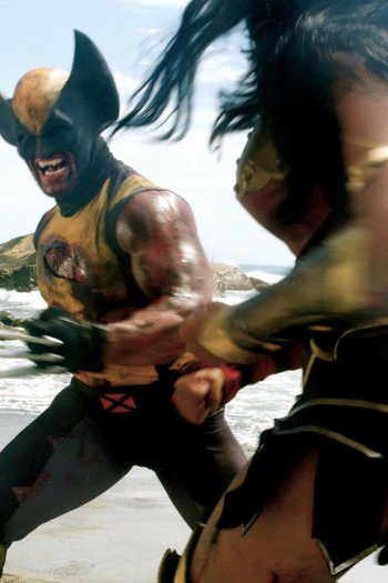 Poster de Curta Mulher Maravilha vs Wolverine (2016)