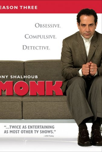 Monk: Um Detetive Diferente (3ª Temporada) - Poster / Capa / Cartaz - Oficial 1