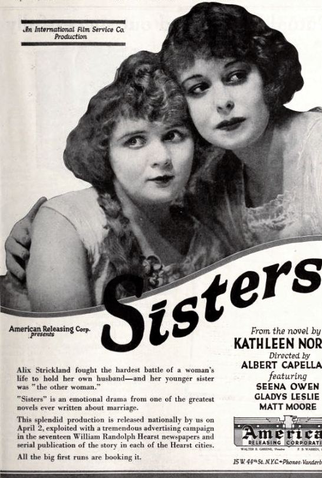 Poster 1 de Filme Sisters (1922)