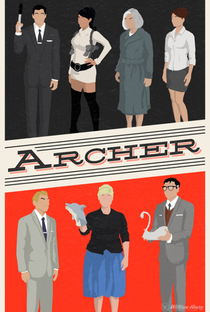 Archer (1ª Temporada) - Poster / Capa / Cartaz - Oficial 1
