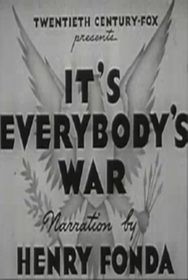 It's Everybody's War - Poster / Capa / Cartaz - Oficial 2