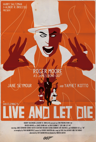 Poster 20 de Filme Com 007 Viva e Deixe Morrer (1973)