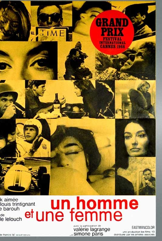 Poster 5 de Filme Um Homem, Uma Mulher (1966)