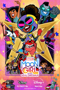 Garota da Lua e o Dinossauro Demônio (2ª Temporada) - Poster / Capa / Cartaz - Oficial 1