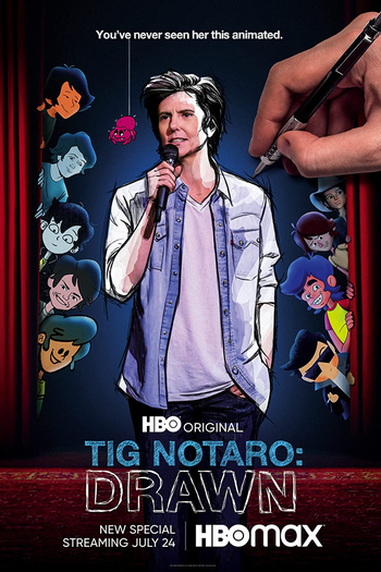 Poster de Filme Tig Notaro - Em Desenhos (2021)