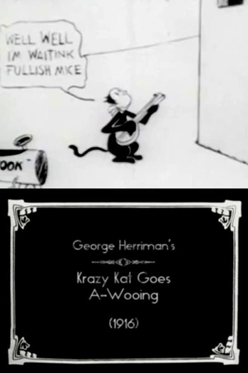  de Curta Krazy Kat Goes A-Wooing (1916)