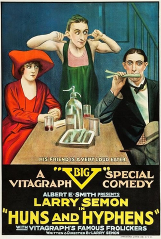 Poster 1 de Curta Huns and Hyphens (1918)