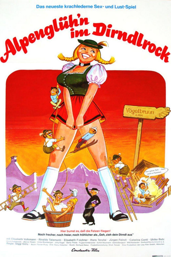 Poster de Filme Alpenglühn im Dirndlrock (1974)