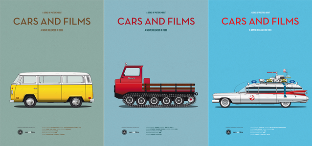 Carros e Filmes | Pôsteres que unem duas paixões
