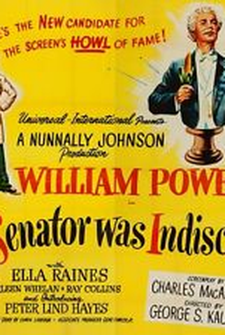 Poster 1 de Filme The Senator Was Indiscreet (1948)