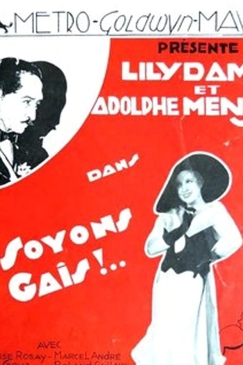 Poster de Filme Soyons Gais (1930)