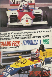 Grand Prix - Formula 1, 1986 - Poster / Capa / Cartaz - Oficial 1