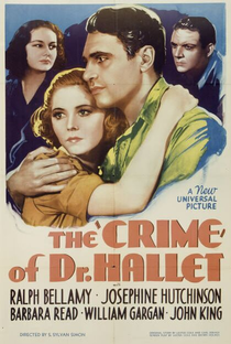 O Crime do Dr. Hallet - Poster / Capa / Cartaz - Oficial 1