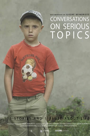 Poster de Filme Conversations on Serious Topics (2013)