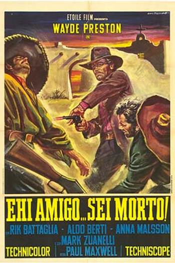 Poster de Filme Ei, Amigo... Descanse em Paz! (1970)