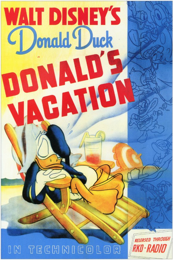 Poster de Curta As Férias de Donald (1940)
