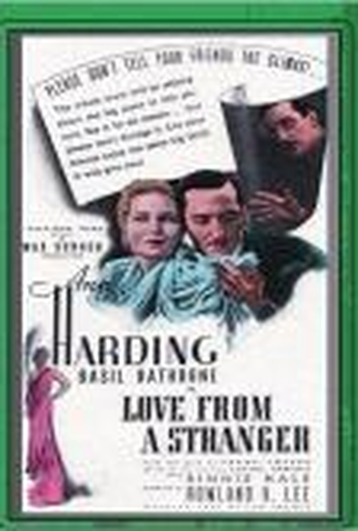 Poster 1 de Filme Amor de um estranho (1937)