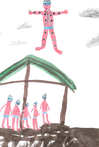 Poster 1 de Curta Espíritos Batizando Meninos (2013)