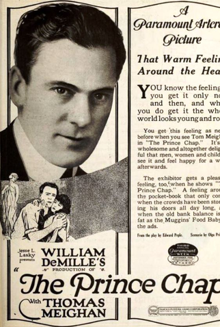 Poster 1 de Filme The Prince Chap (1920)
