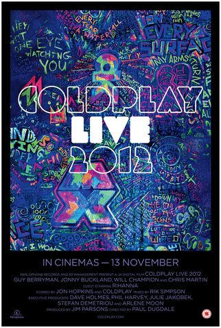 Poster 2 de TV Coldplay Live 2012 (2012)