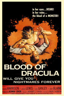 Blood of Dracula - Poster / Capa / Cartaz - Oficial 1