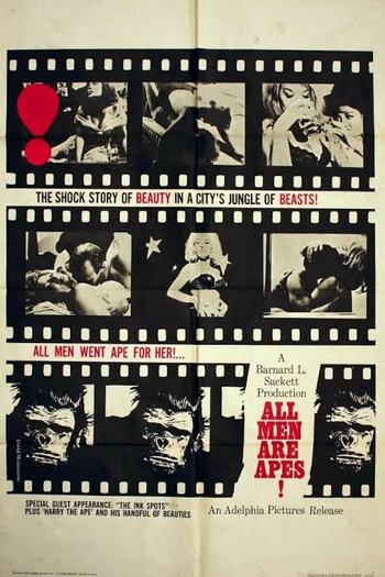 Poster de Filme All Men Are Apes! (1965)