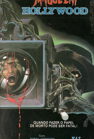 Poster 2 de Filme Sangue em Hollywood (1988)