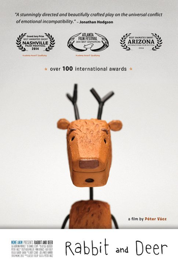 Poster de Curta A Coelha e o Veado (2013)