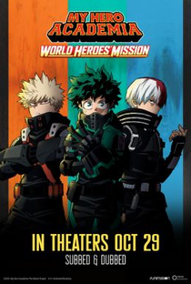 Heróis se reúnem em cartaz inédito de My Hero Academia - Missão Mundial de  Heróis - NerdBunker