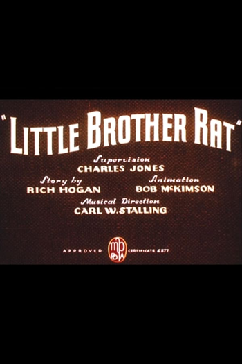Poster de Curta Little Brother Rat (1939)