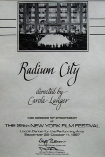 Radium City - Poster / Capa / Cartaz - Oficial 1