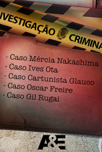 Investigação Criminal (1ª Temporada) - Poster / Capa / Cartaz - Oficial 3