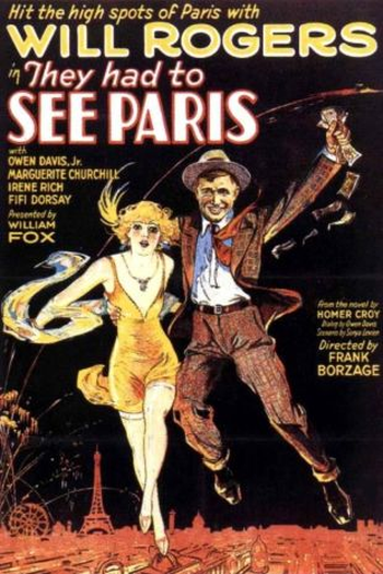Poster de Filme Eles Tinham que Ver Paris (1929)