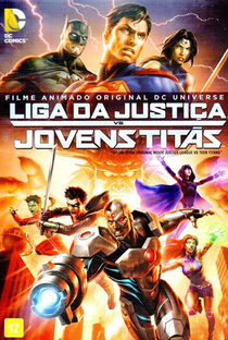 Liga da Justiça vs Jovens Titãs - Poster / Capa / Cartaz - Oficial 3