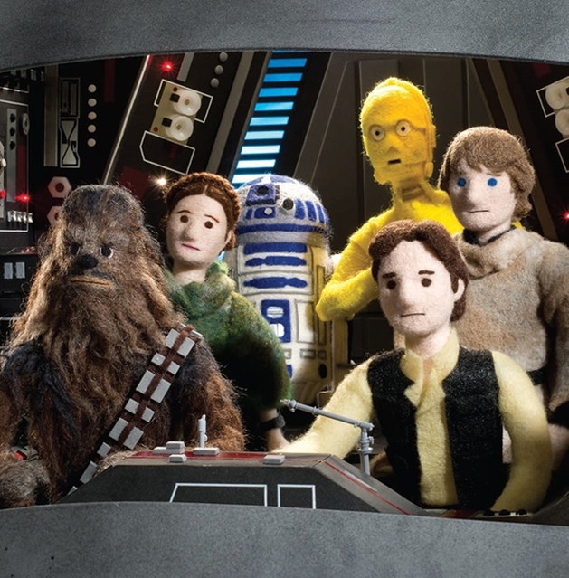 Star Wars: saga é recontada com bonecos de pano em livros infantis