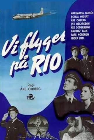 Poster 1 de Filme Vi flyger på Rio (1949)