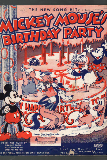 Poster de Curta The Birthday Party (1931)