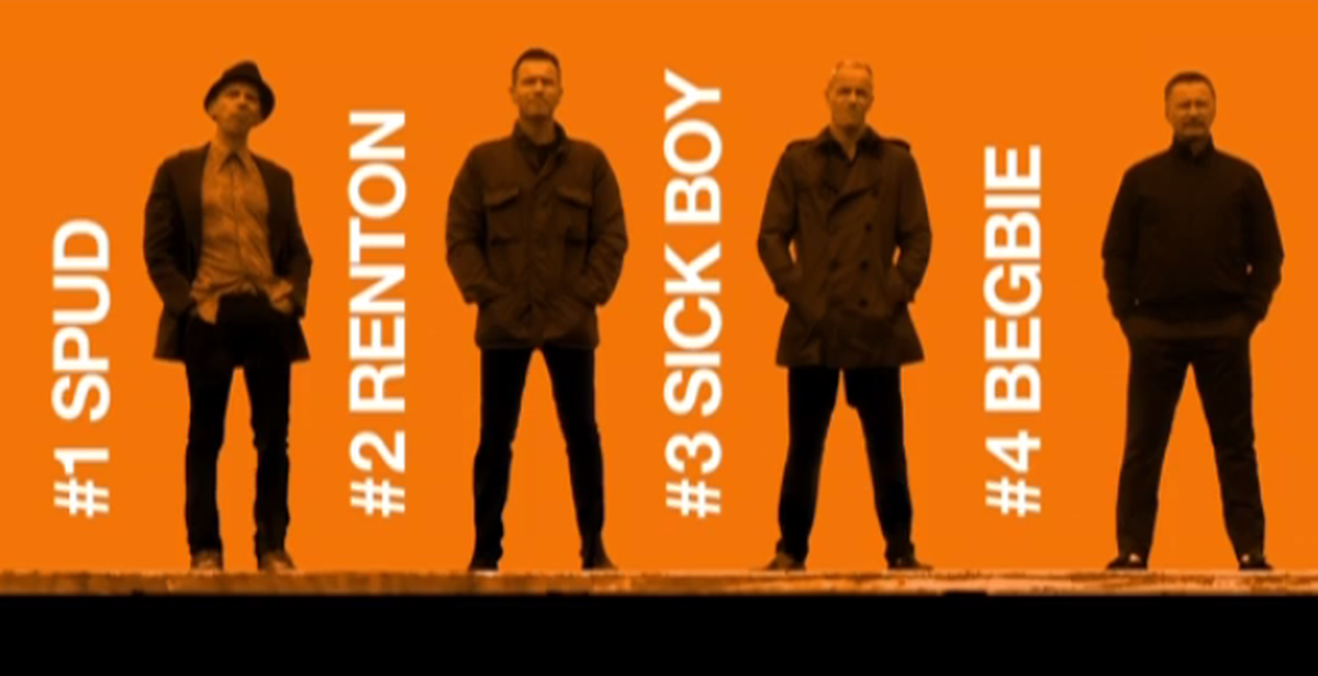 Trainspotting 2 Trailer com elenco original ao som de Iggy Pop
