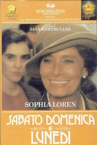 Poster 1 de Filme Sábado, Domingo e Segunda (1990)