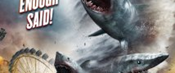 Tubarões sugados por um tornados atirados em Los Angeles em trailer violento de “Sharknado”