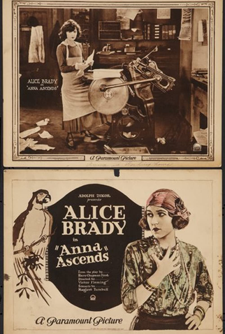 Poster 1 de Filme Anna Ascends (1922)
