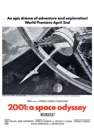 Poster 52 de Filme 2001: Uma Odisseia no Espaço (1968)