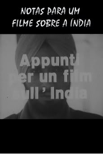 Notas para um filme sobre a Índia - Poster / Capa / Cartaz - Oficial 2