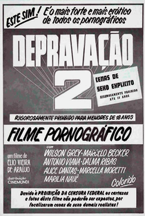 Depravação II - Poster / Capa / Cartaz - Oficial 2
