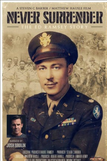 Poster de Filme Never Surrender: The Ed Ramsey Story (2016)