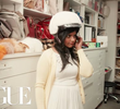 Mindy Kaling visits the Vogue closet for a fitting